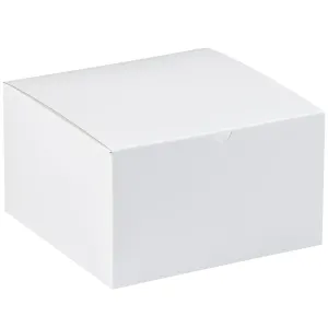 10 x 10 x 6" White Gift Boxes