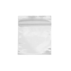 100 Self Sealing Plastic Bags Clear - 2x2 Inches