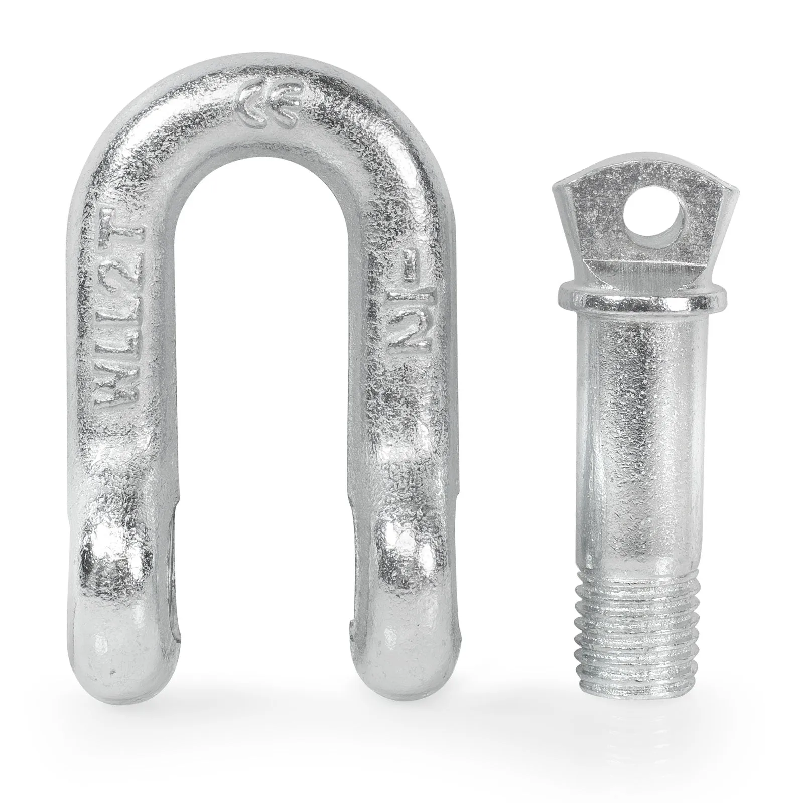 1/2" D Ring Shackle w/ 5/8" Screw Pin - 4,000 lbs. Capacity