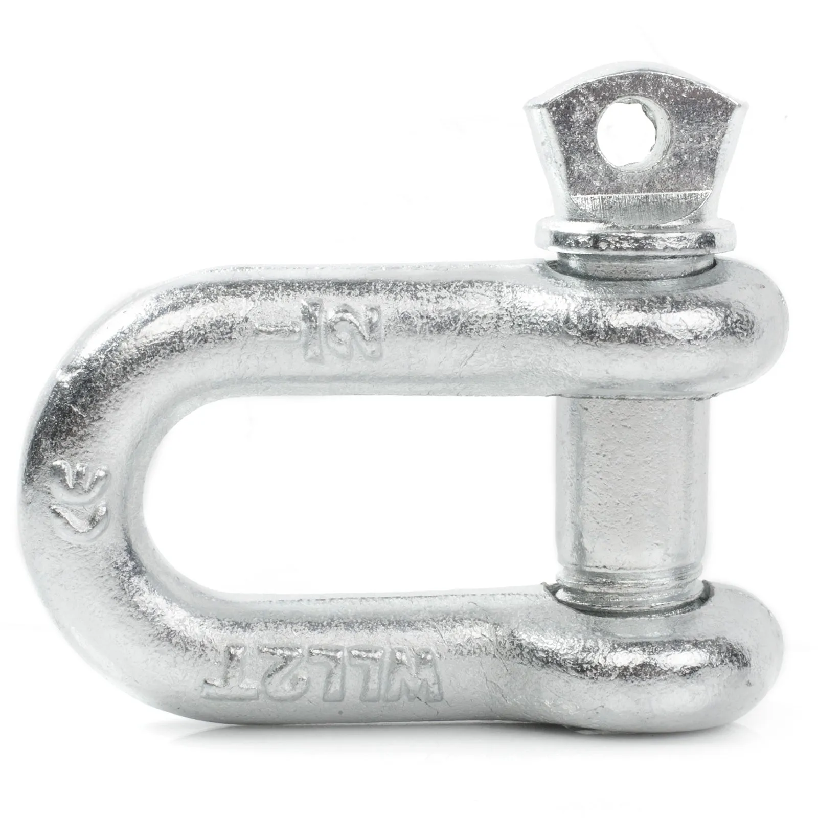 1/2" D Ring Shackle w/ 5/8" Screw Pin - 4,000 lbs. Capacity