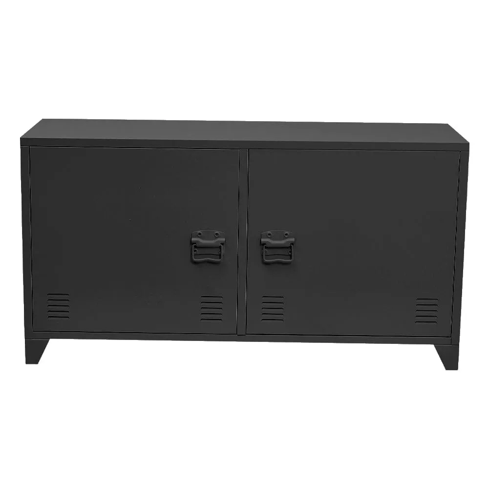 3ft W Metal File Cabinet TV stand with Adjustable Shelves for Home and Office