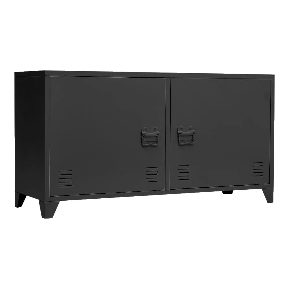3ft W Metal File Cabinet TV stand with Adjustable Shelves for Home and Office