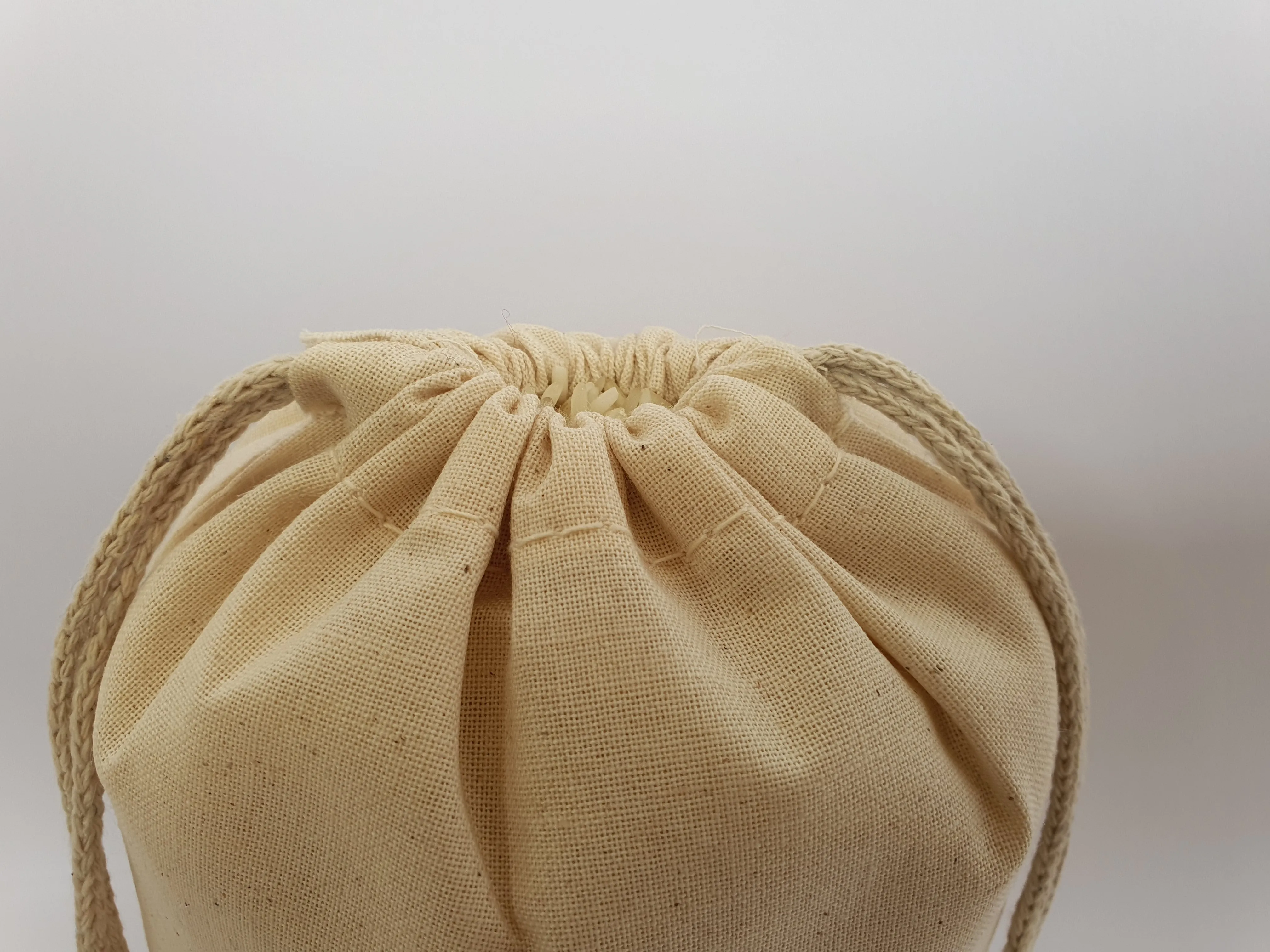 8x10 Canvas Muslin Drawstring Bags