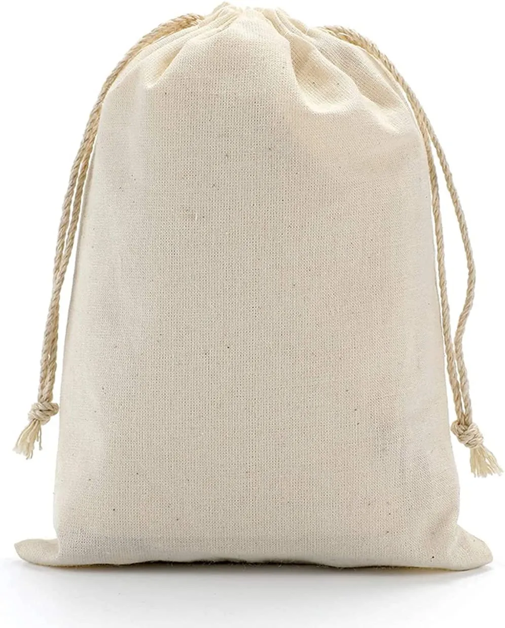 8x10 Canvas Muslin Drawstring Bags