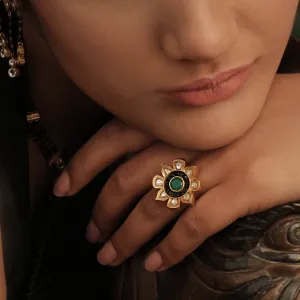 Aesthetic Silver Mangalsutra Ring