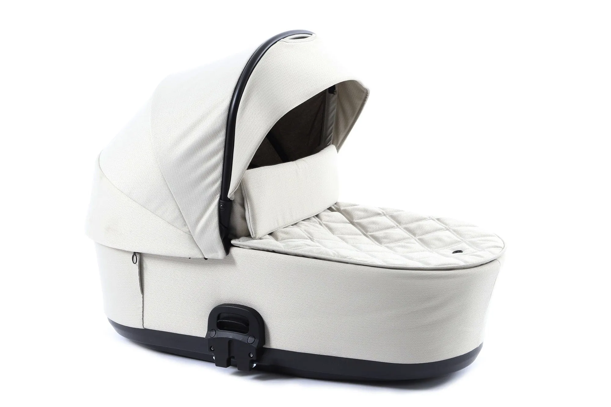 BabyStyle Prestige Vogue 12 Piece Bundle - Ivory / Black Frame / Black Leather