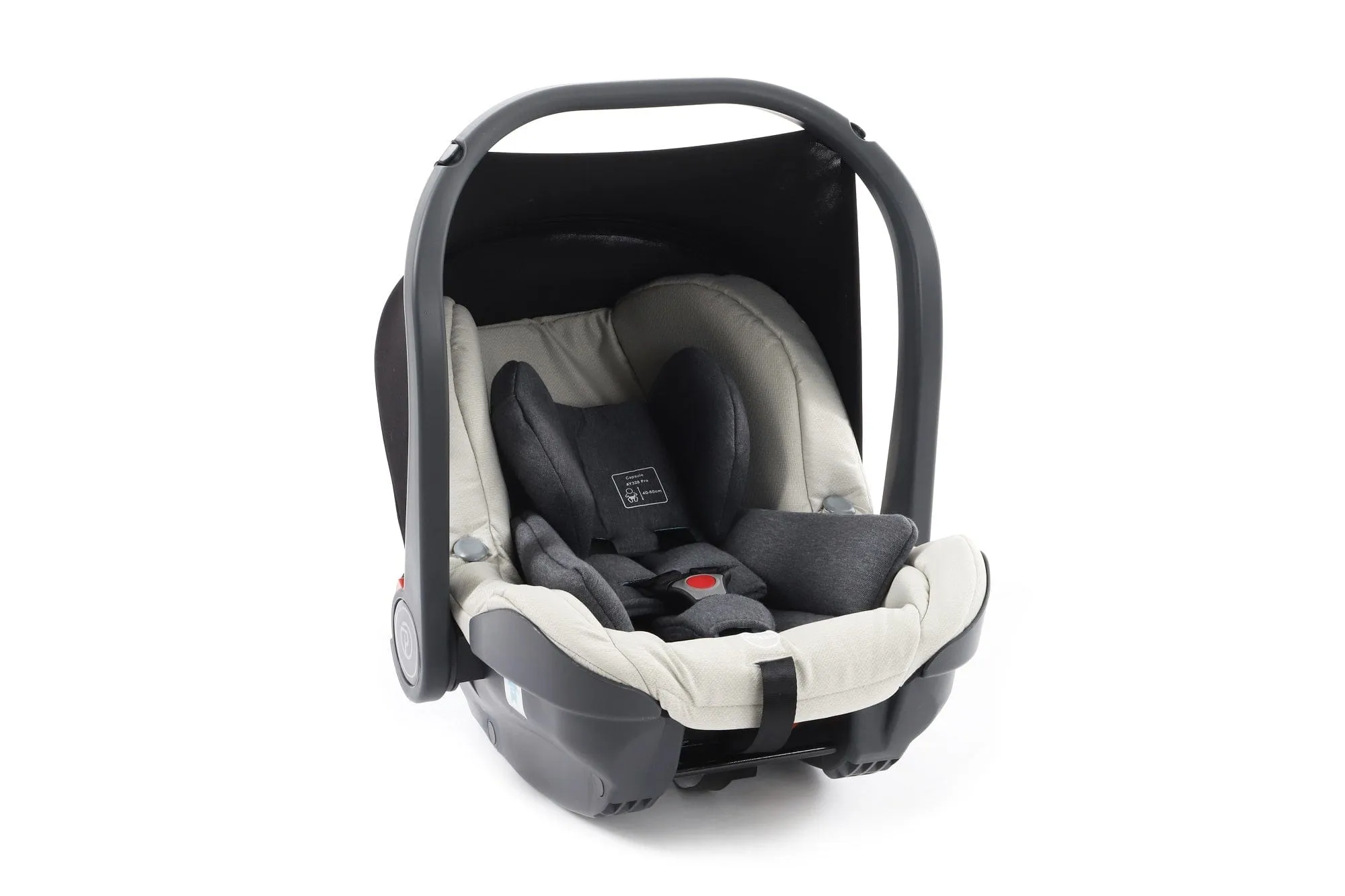 BabyStyle Prestige Vogue 12 Piece Bundle - Ivory / Black Frame / Black Leather