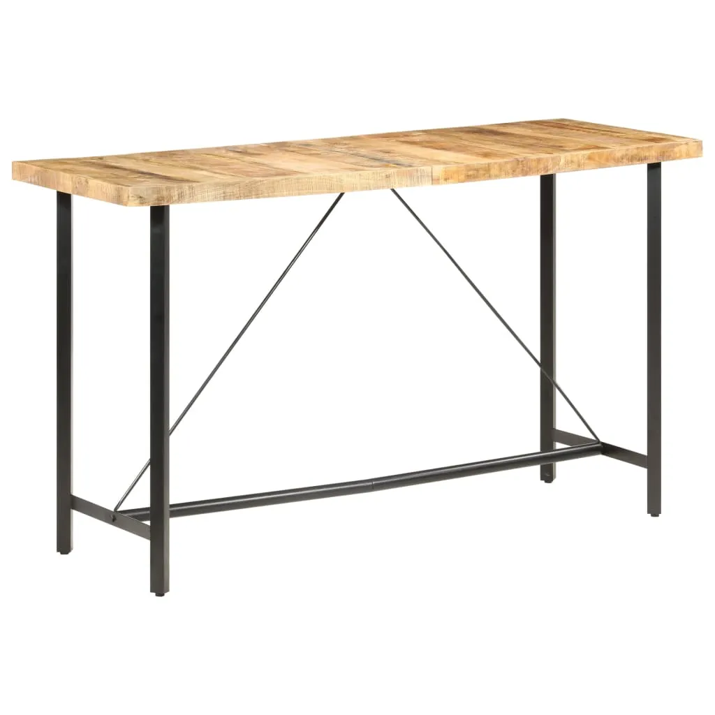 Bar table 180x70x107 cm Rough Mango Wood