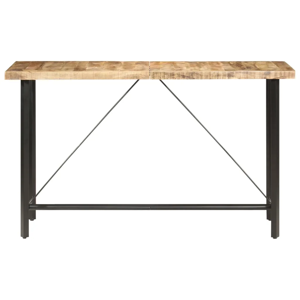 Bar table 180x70x107 cm Rough Mango Wood