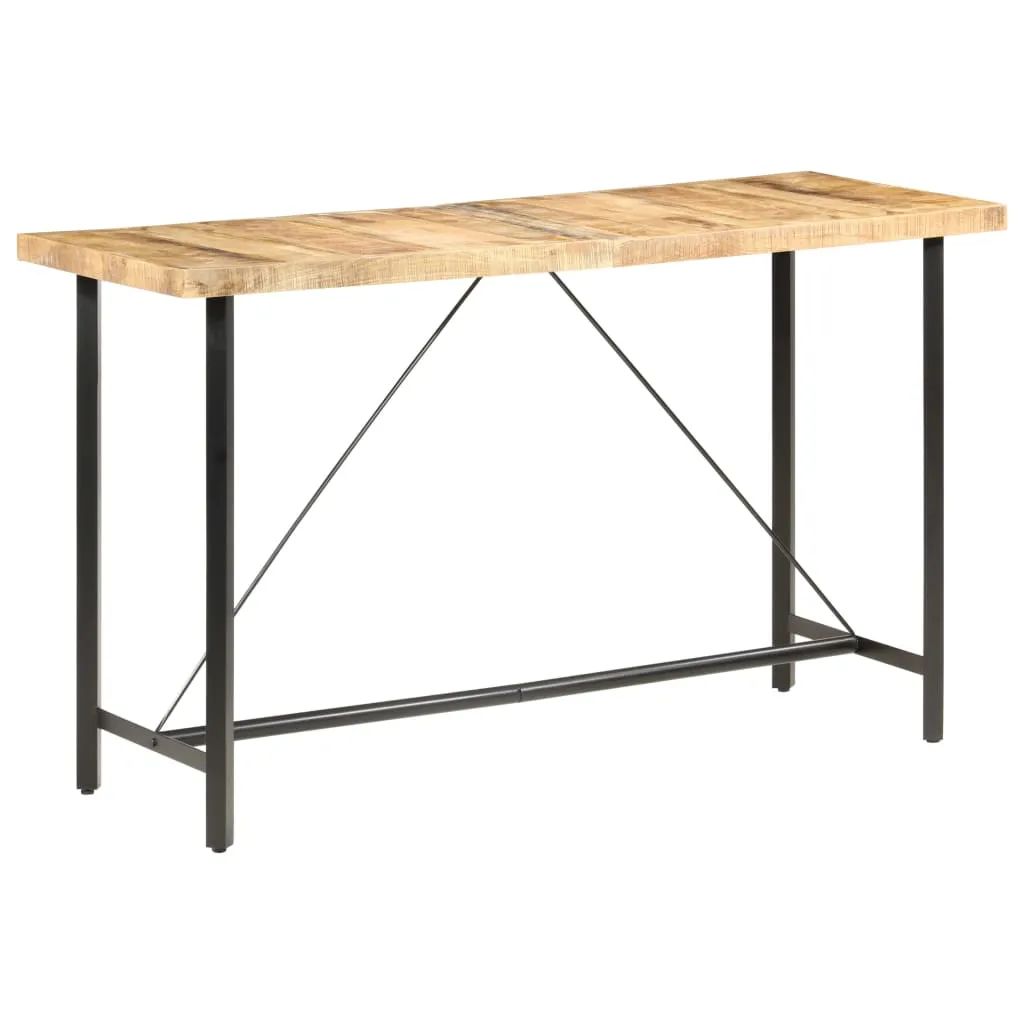 Bar table 180x70x107 cm Rough Mango Wood