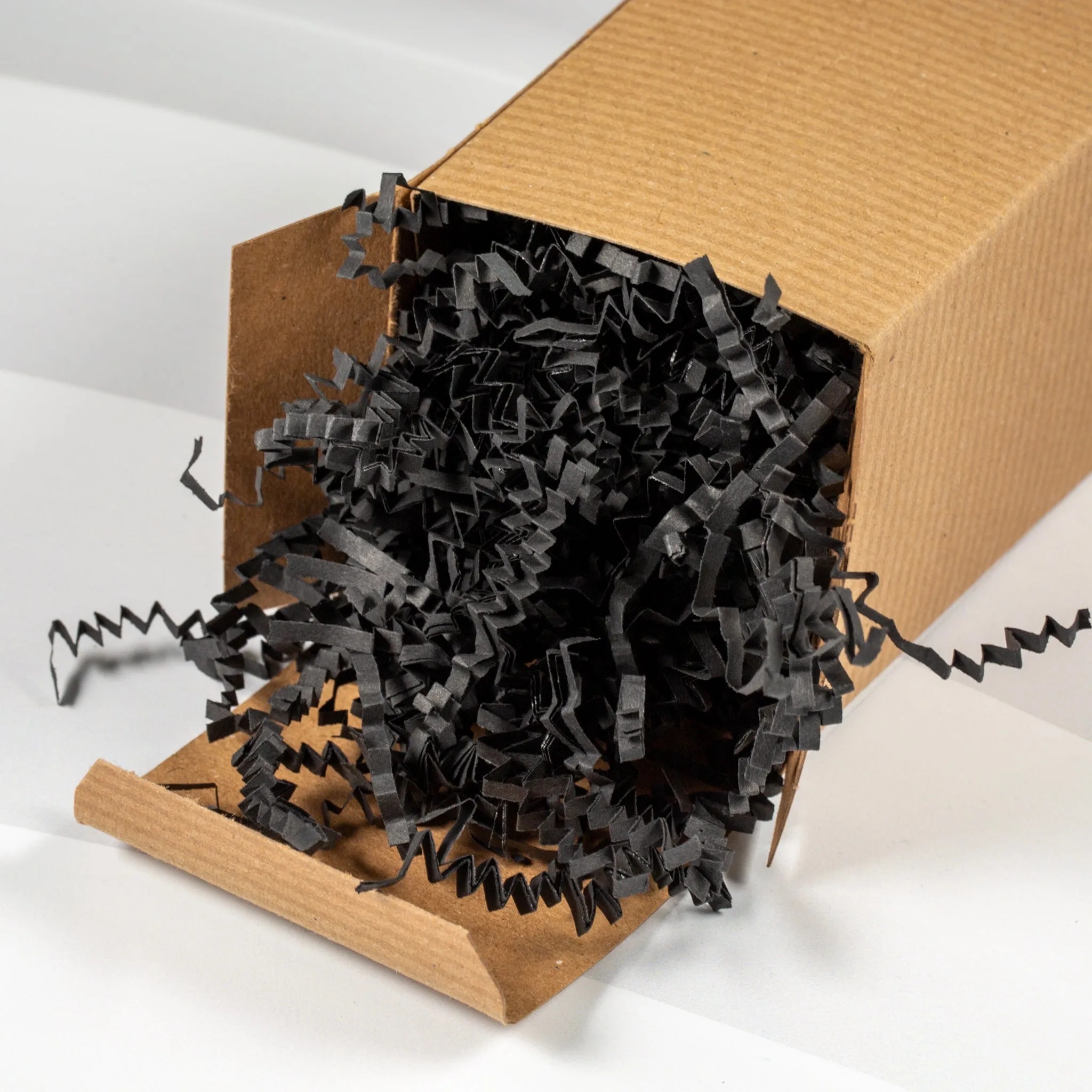 Basket Shred Crinkle Cut Black