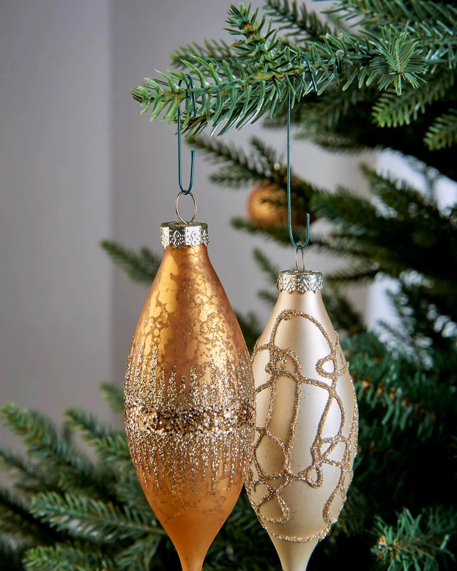 Bauble Ornament Hooks Multi Pack, Green, Pack of 150