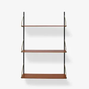Bibliothèque Murale Wall-Mounted Bookshelf With Wooden Shelves