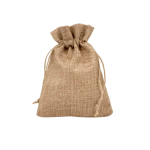 BURLAP BAG 13.5X17.5CM 20PCS