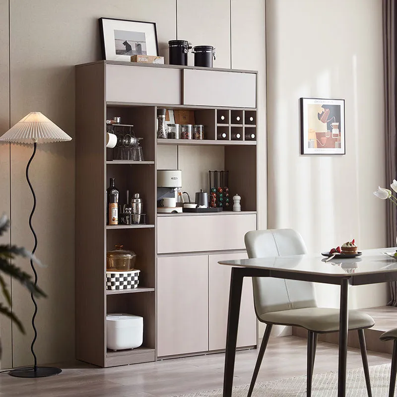 Cappuccino Taupe Dining Cabinet Pantry