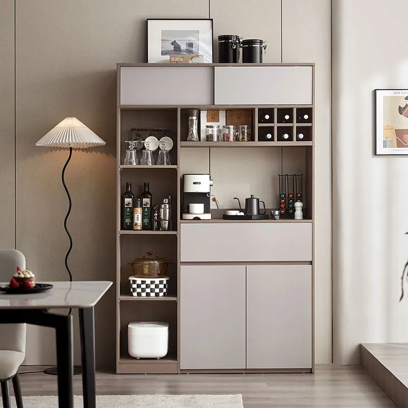 Cappuccino Taupe Dining Cabinet Pantry