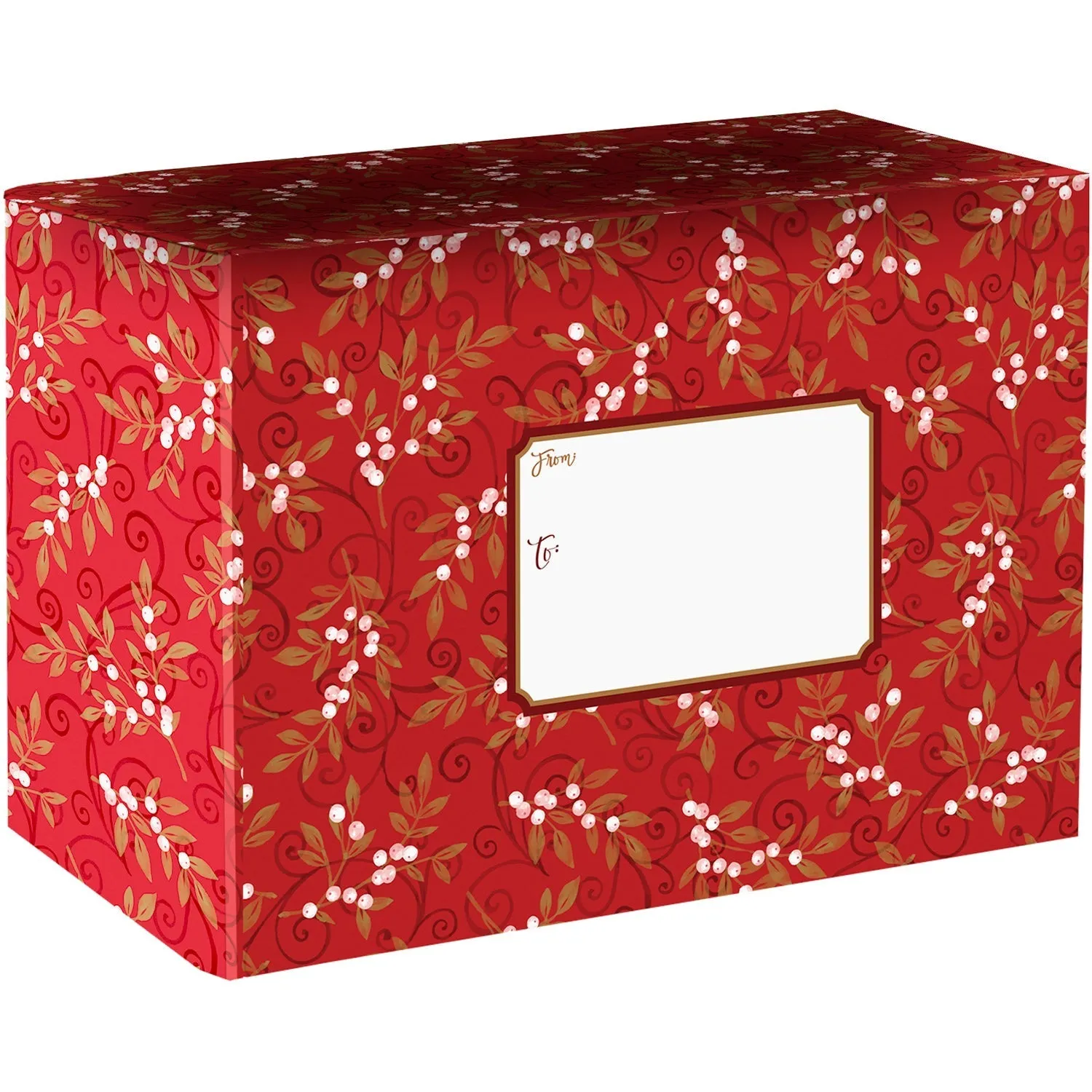 Elegant Christmas Decorative Mailing Box Bundle, 12-Count