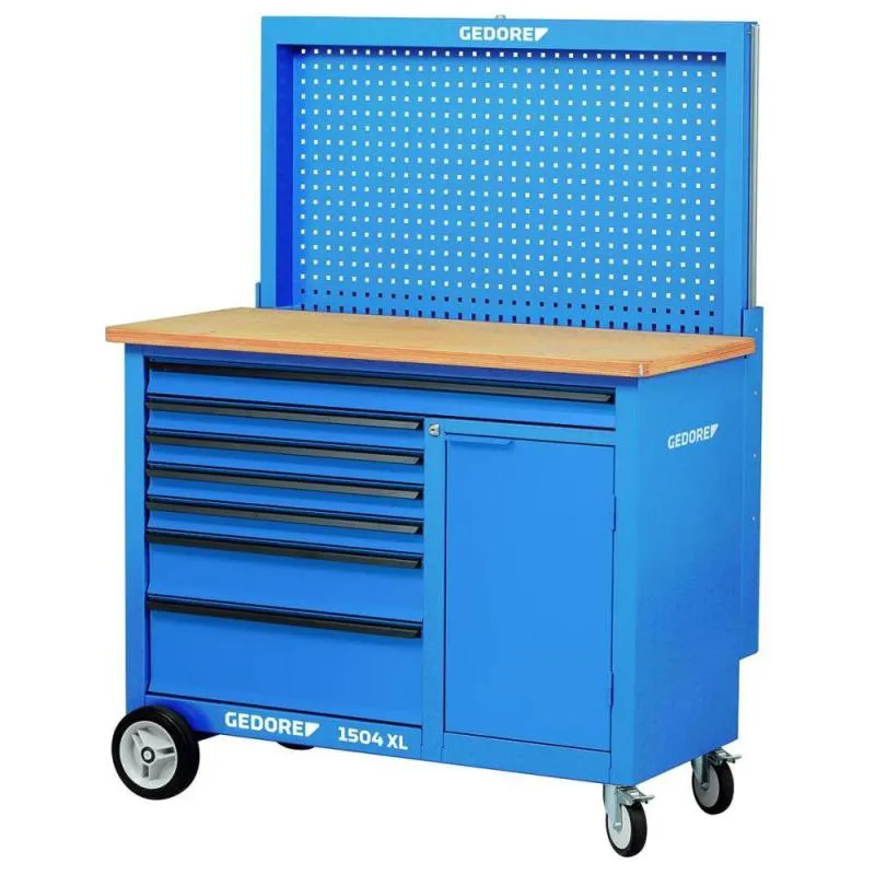 Gedore 1988468 Mobile workbench, 1.25 m wide