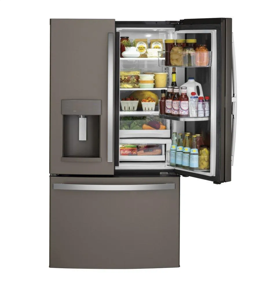 GFD28GMLES GE® 27.7 Cu. Ft. French-Door Refrigerator with Door In Door
