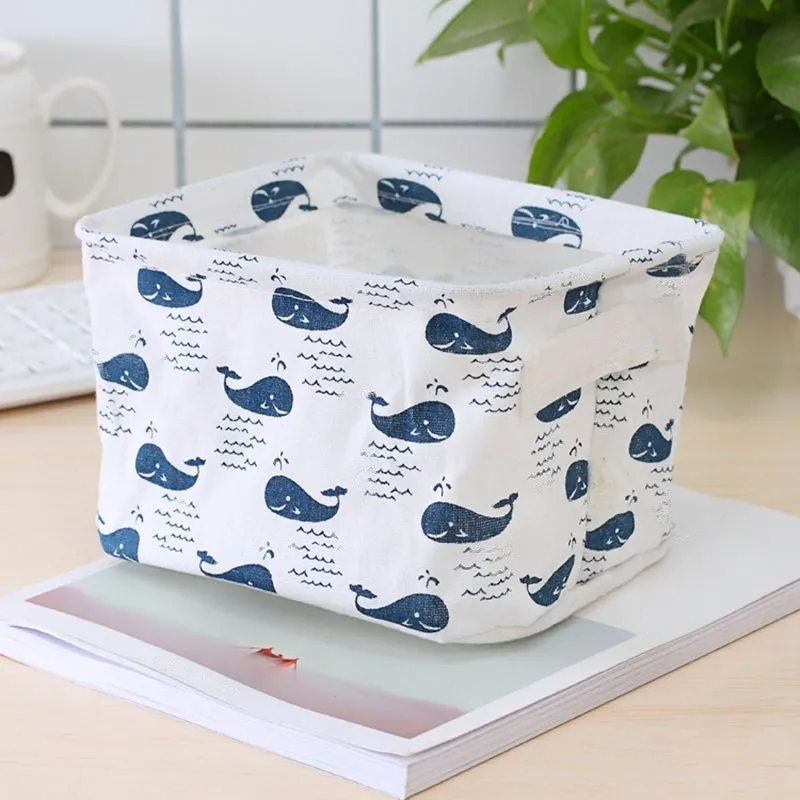Kawaii Fabric Baskets Collection