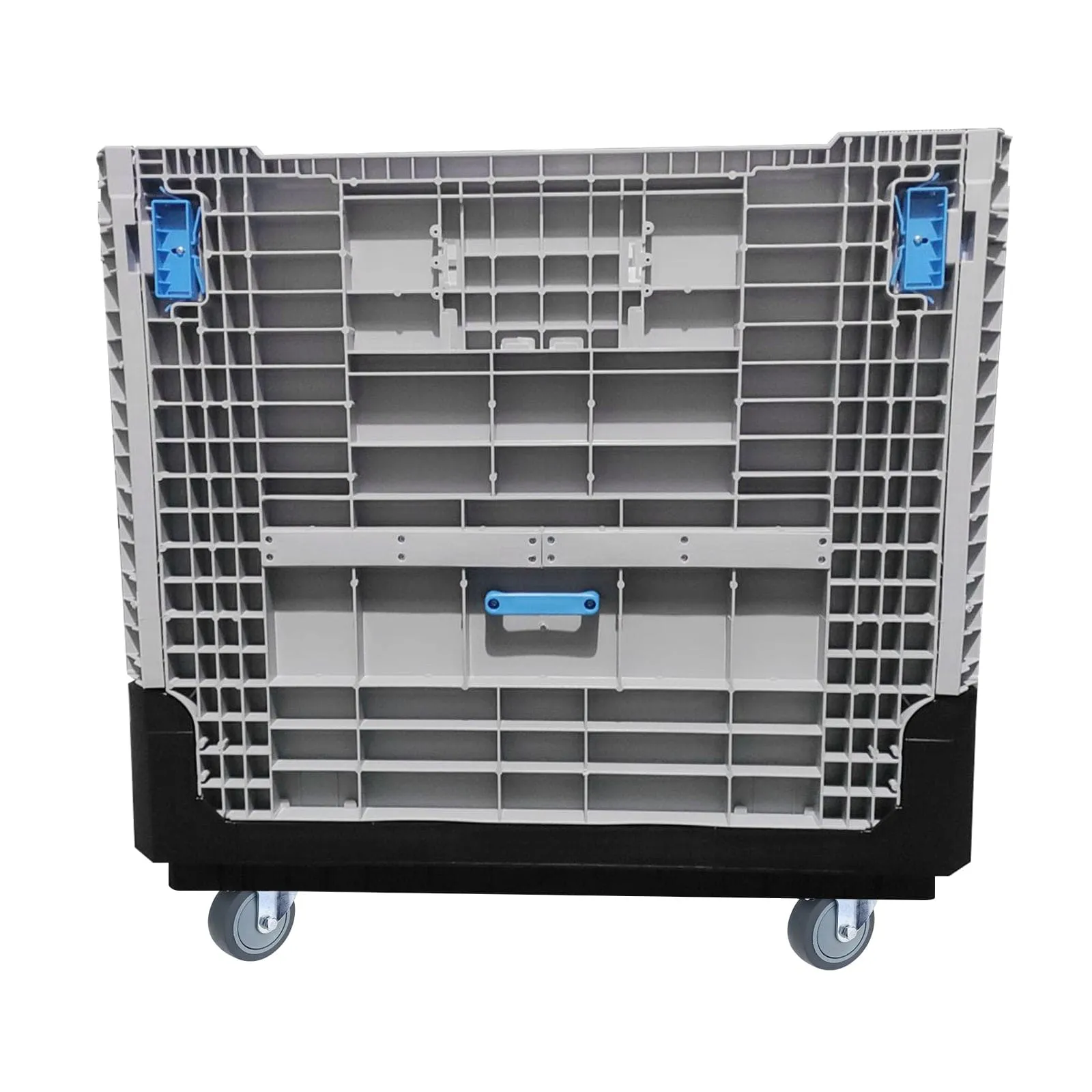 Large Heavy Duty Mobile Storage Bin Container - 4 Pack