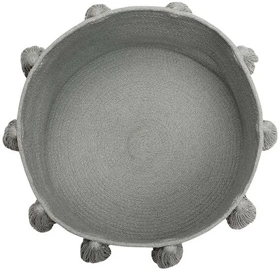 Lorena Canals Basket Tassels Light Grey