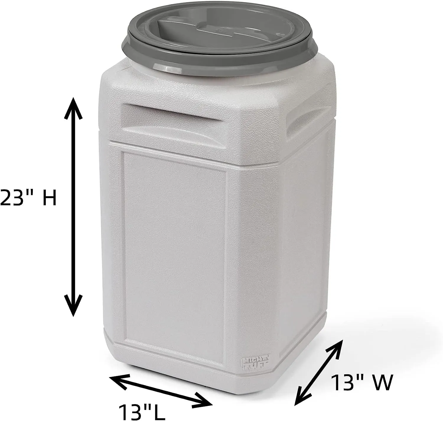 Mighty Tuff 13-Gallon Pet Food Storage Container – Airtight & Durable