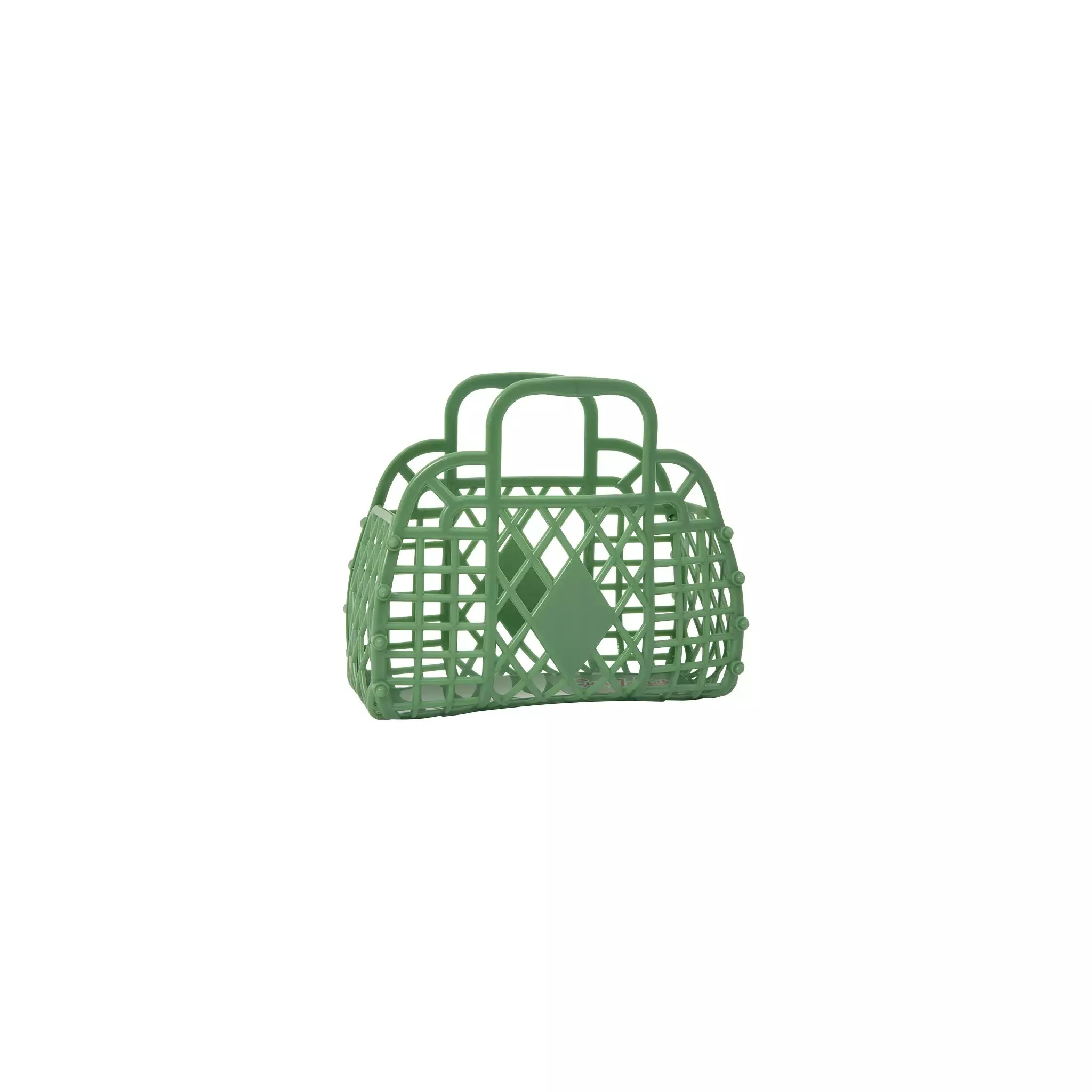 Mini Retro Basket Jellie Bag