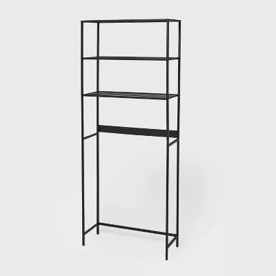 Open Box - Over The Toilet Storage Brushed Nickel Metal - Brightroom™