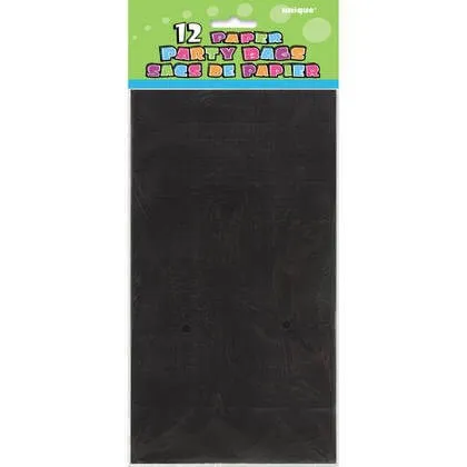 Paper Party Bags -Black