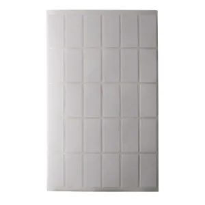 Rectangular Self Adhesive Plain Label - 1000 Labels (1/2" x 1")