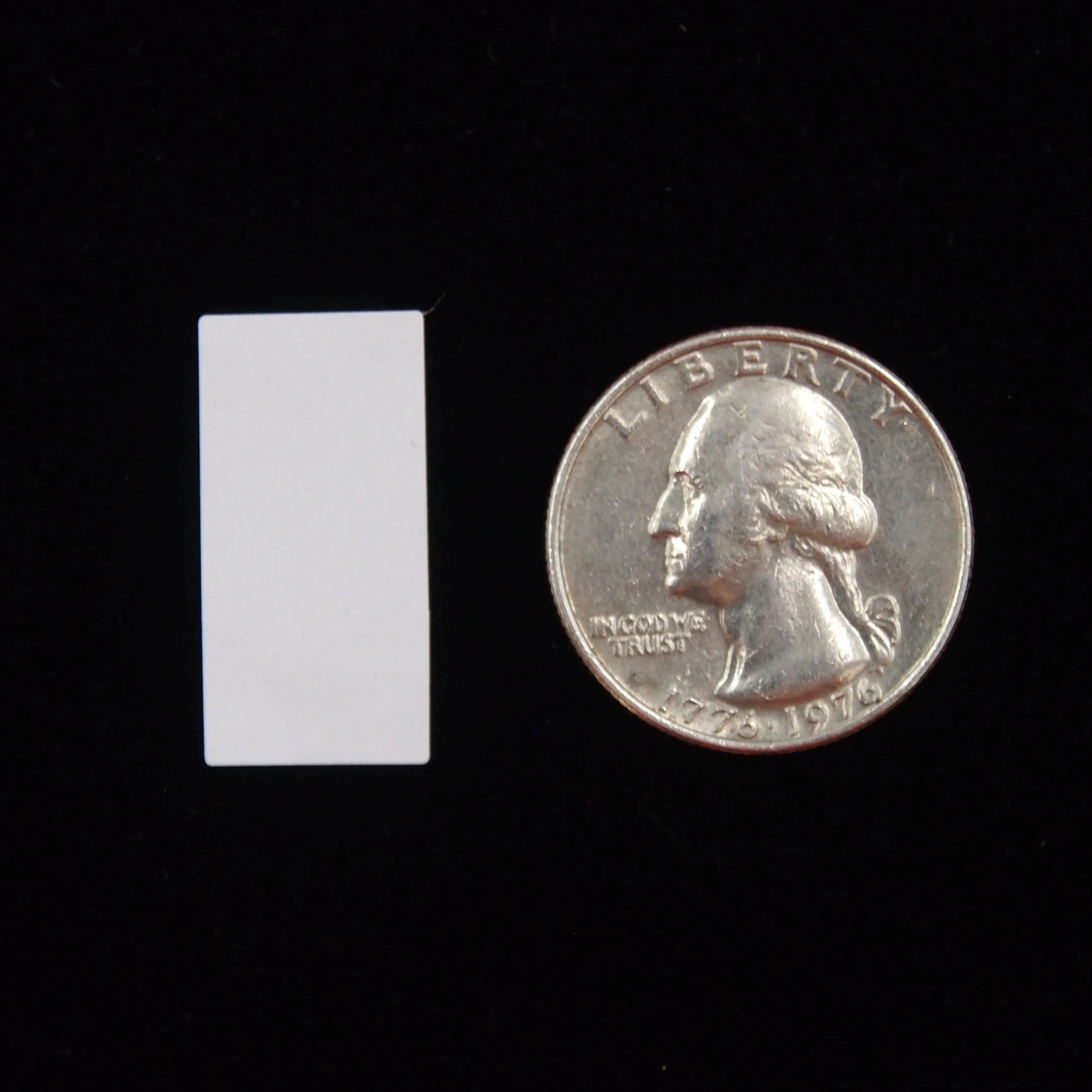 Rectangular Self Adhesive Plain Label - 1000 Labels (1/2" x 1")
