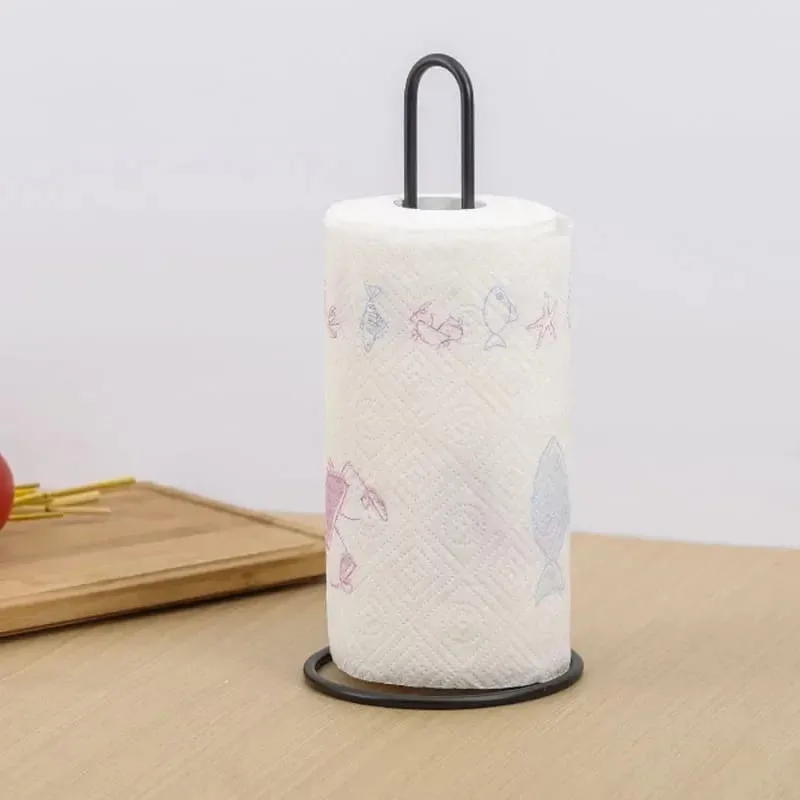 Stainless Steel Tissue Roll Holder5451-Black