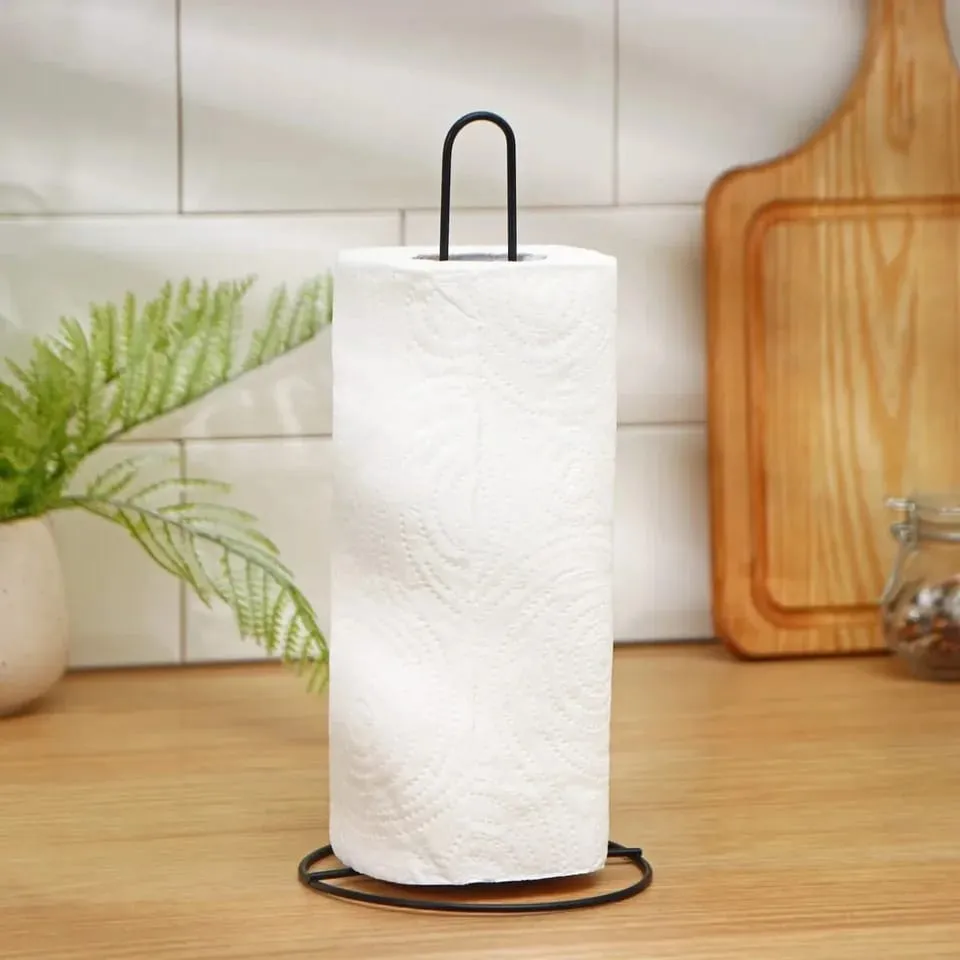 Stainless Steel Tissue Roll Holder5451-Black