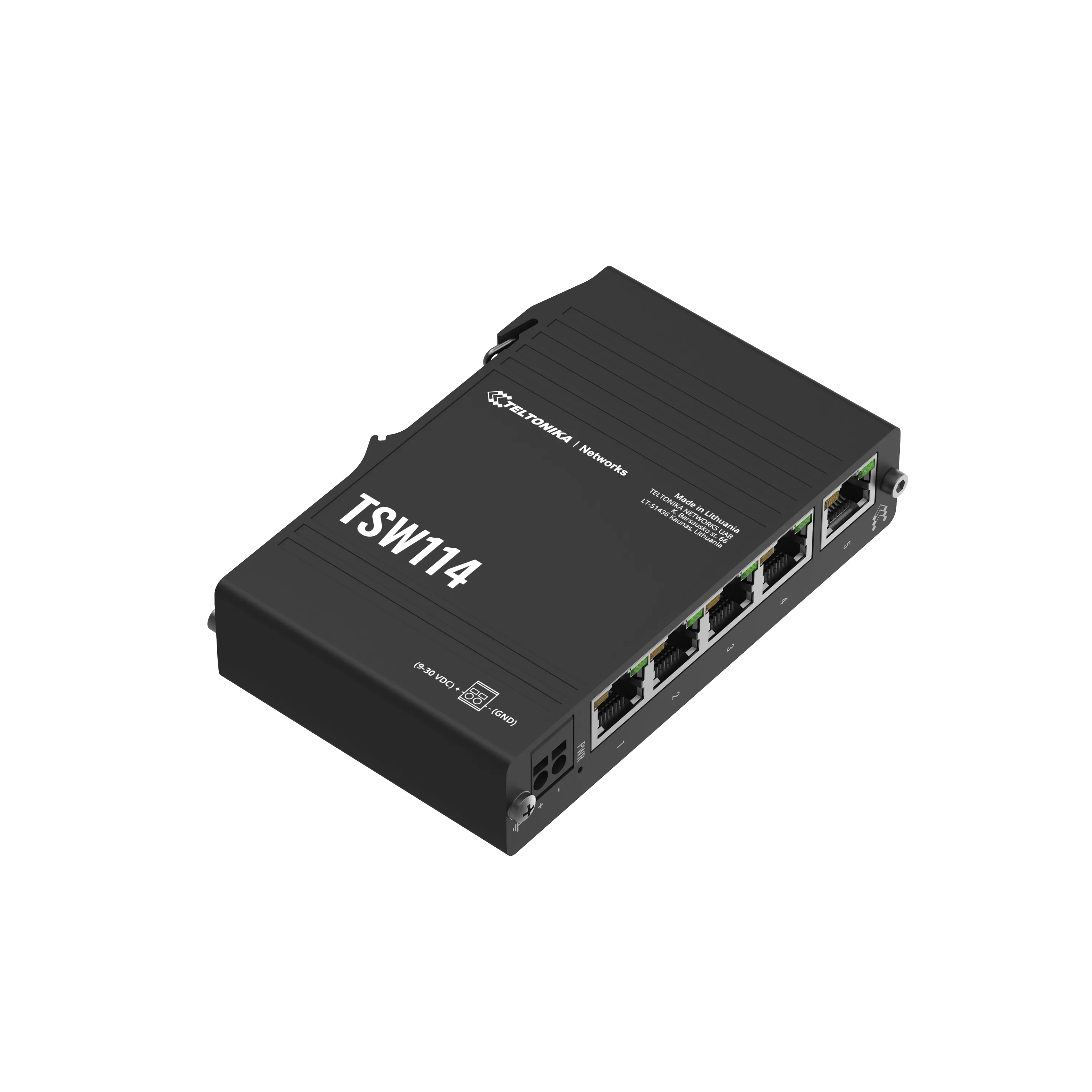 Teltonika TSW114 Gigabit DIN Rail Ethernet Switch