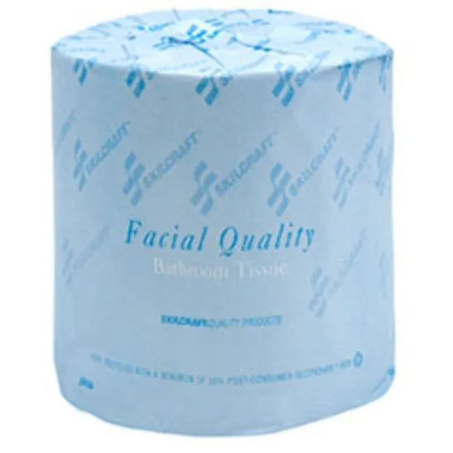 TOILET TISSUE, 2-PLY, WHITE, 550 SHEETS-ROLL, 40 ROLLS-BOX (5 BOXES PER PACK)