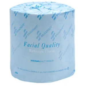 TOILET TISSUE, 2-PLY, WHITE, 550 SHEETS-ROLL, 40 ROLLS-BOX (5 BOXES PER PACK)