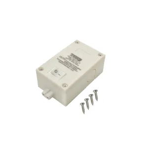 Tresco WHITE T5 HARDWIRE BOX W/ SWITCH L-HWB-WH-T5-S-1